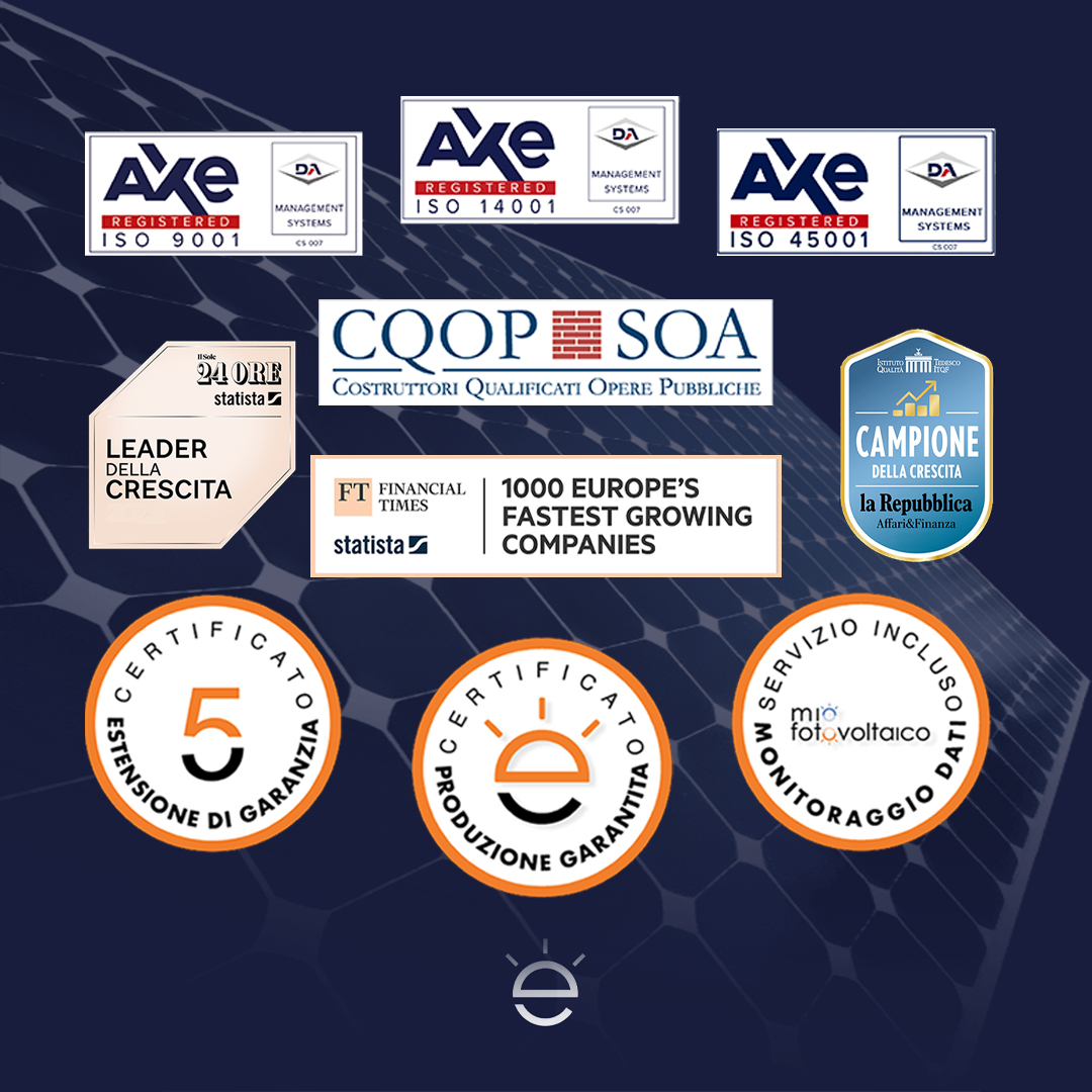 premi e certificazioni energetic
