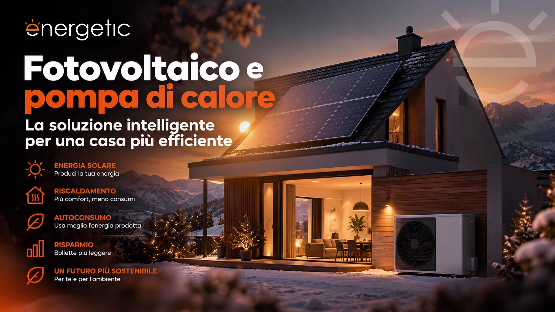 pompa di calore e fotovoltaico